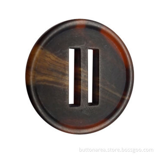 25mm Rod Button with 2 Rectangular Shape Hole